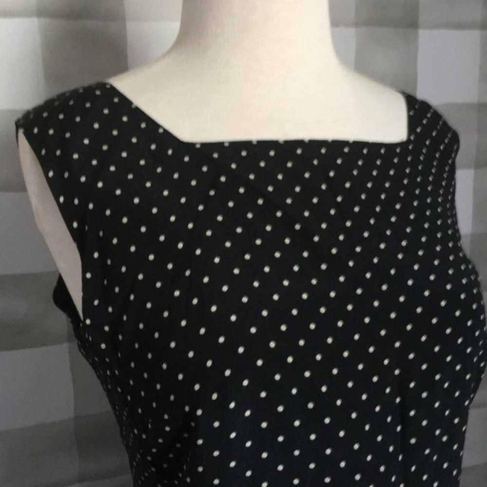 DANY Polkadot Black Skirt Set Made in Italy - Picture 6 of 17